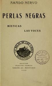 Tapa de Perlas negras, místicas, las voces