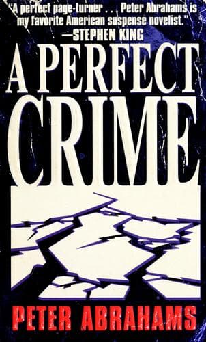Tapa de A perfect crime