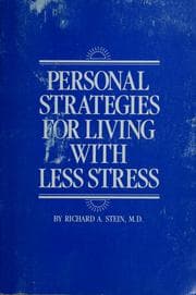 Tapa de Personal strategies for living with less stress