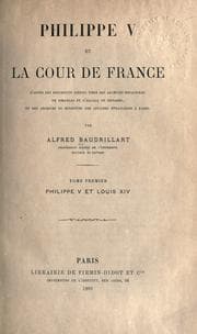 Tapa de Philippe V et la cour de France