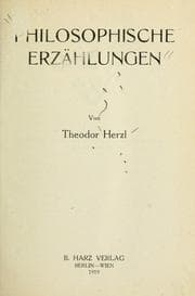 Tapa de Philosophische Erzählungen