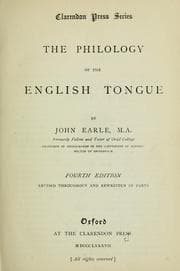 Tapa de The philology of the English tongue