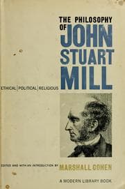 Tapa de The Philosophy of John Stuart Mill
