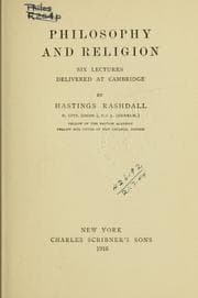 Tapa de Philosophy and religion