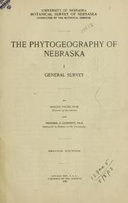 Tapa de Phytogeography of Nebraska