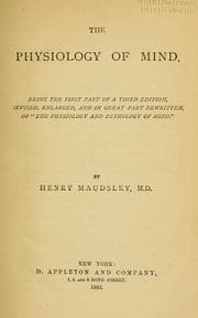 Tapa de The physiology of mind