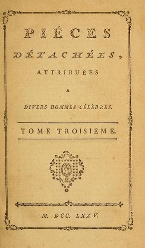 Tapa de Pièces détachées