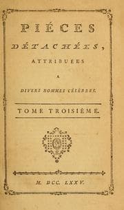Tapa de Pièces détachées