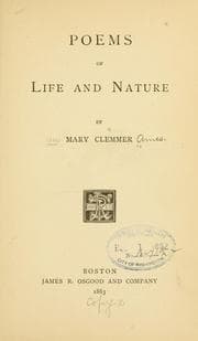 Tapa de Poems of life and nature