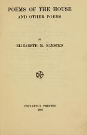 Tapa de Poems of the house, and other poems