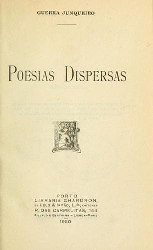 Tapa de Poesias dispersas