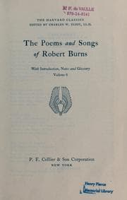 Tapa de The poems and songs of Robert Burns