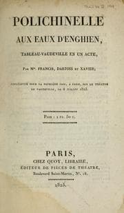 Tapa de Polichinelle aux eaux d'Enghien