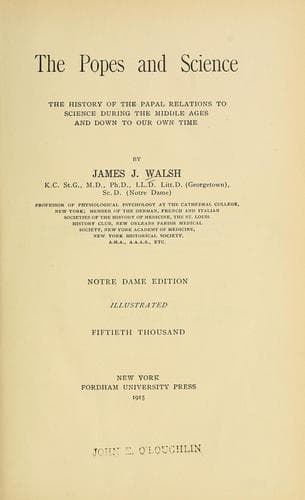 Tapa de The Popes and science