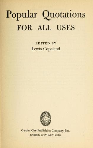 Tapa de Popular quotations for all uses
