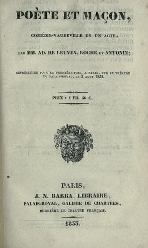 Tapa de Poète et maçon