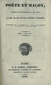 Tapa de Poète et maçon