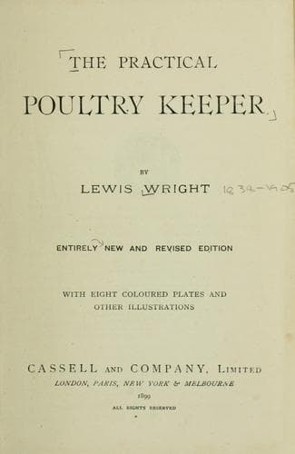 Tapa de The practical poultry keeper