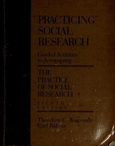 Tapa de Practicing social research