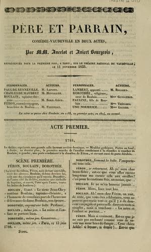 Tapa de Père et parrain