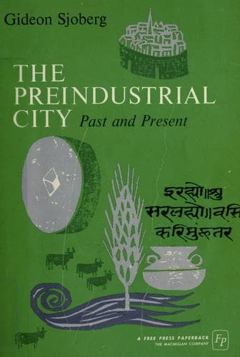 Tapa de The preindustrial city