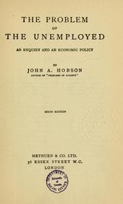 Tapa de The problem of the unemployed