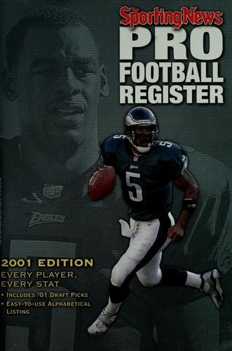 Tapa de Pro football register