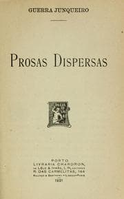Tapa de Prosas dispersas