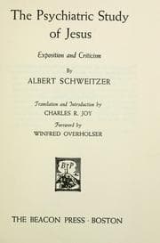 Tapa de The psychiatric study of Jesus, exposition and criticism