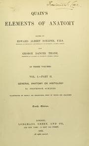 Tapa de Quain's Elements of anatomy