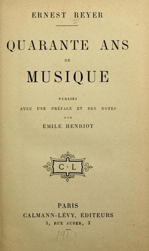 Tapa de Quarante ans de musique