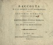 Tapa de Raccolta di No. 100 soggetti li più rimarchevoli dell' istoria Romana