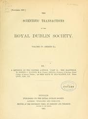 Tapa de A revision of the British Actiniæ