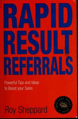 Tapa de Rapid result referrals