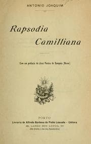 Tapa de Rapsodia Camilliana