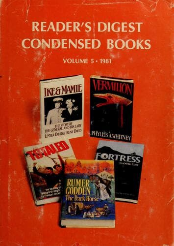 Tapa de Reader's Digest Condensed Books--Volume 5 1981