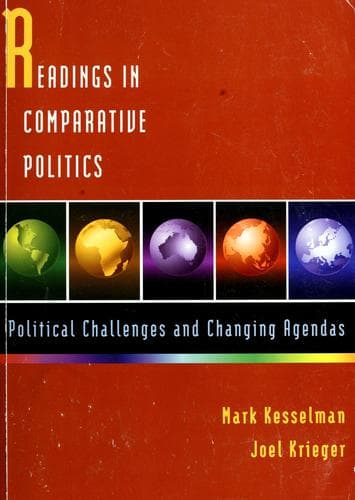 Tapa de Readings in comparative politics