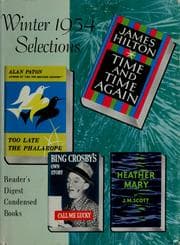 Tapa de Reader's Digest Condensed Books--Winter 1954 Selections--Volume Sixteen