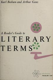 Tapa de A reader's guide to literary terms