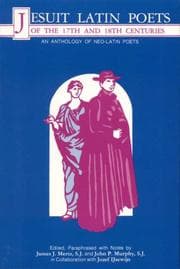 Tapa de Jesuit Latin Poets of the Seventeenth and Eighteenth Centuries