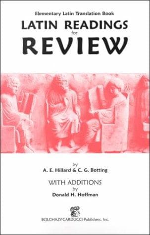 Tapa de Elementary Latin translation book