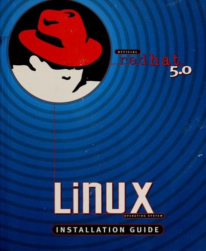Tapa de Red Hat Linux 5.0