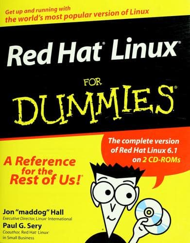 Tapa de Red Hat Linux for dummies