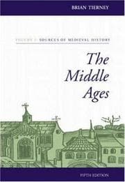 Tapa de The Middle Ages, Volume I, Sources of Medieval History