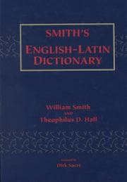 Tapa de Smith's English-Latin dictionary