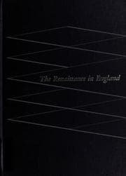 Tapa de The Renaissance in England