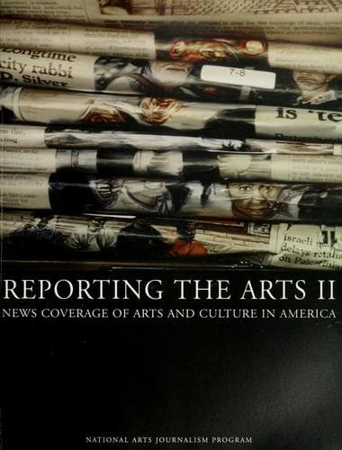 Tapa de Reporting the arts II