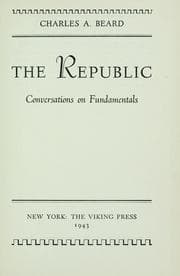 Tapa de The republic; conversations on fundamentals