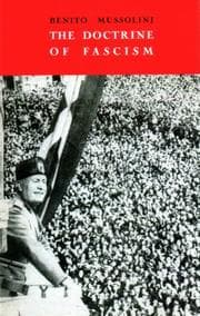 Tapa de The doctrine of fascism