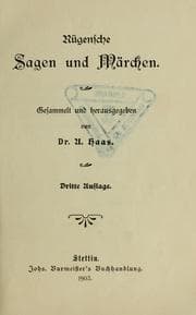Tapa de Rügensche Sagen und Märchen